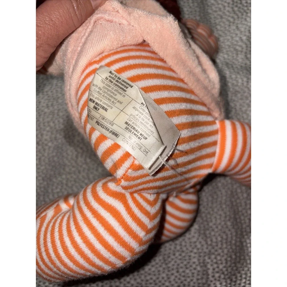 Vintage 1983 Cabbage Patch Kids Cat Koosas Brown Hair and Orange Striped Outfit